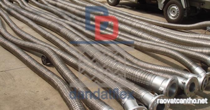 Flexible Hose, Khớp Chống Rung, Ống Nối Mềm, Khớp nối mềm nối bích (khớp nối mềm inox mặt bích)