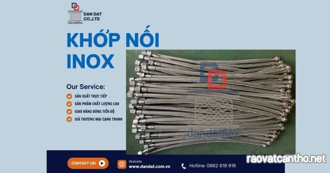 Flexible Hose, Khớp nối mềm inox 304 nối bích, ống mềm kim loại, Ống thép chôn bê tông