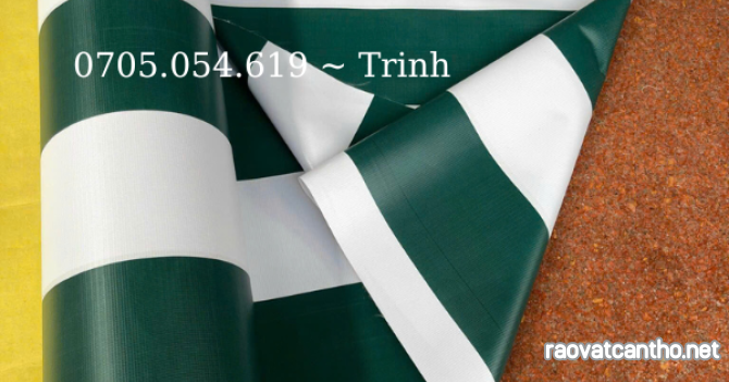 Giá bán bạt nhựa tarpaulin, bạt sọc, bạt mái hiên