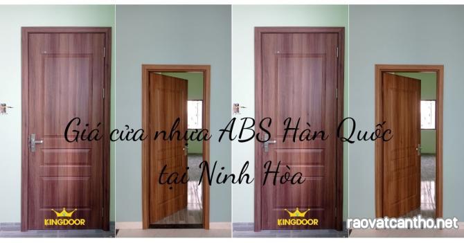 GIÁ CỬA NHỰA ABS HÀN QUỐC TẠI NINH HÒA