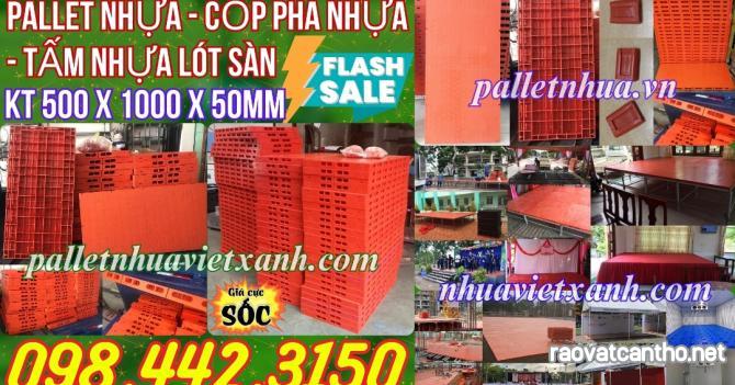 *.GIẢM GIÁ CỰC SỐC - GIÁ SIÊU RẺ.* - Pallet nhựa lót sàn sân khấu - tấm lót sàn sân khấu