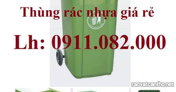 Giảm giá thùng rác cuối năm, thùng rác nhựa 120 240 660 giá rẻ cạnh tranh- lh 0911082000