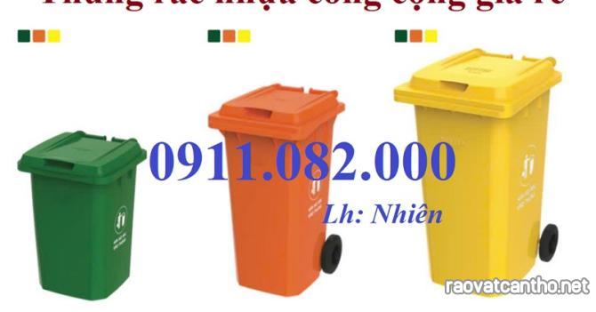 Giảm giá thùng rác cuối năm, thùng rác nhựa 120 240 660 giá rẻ cạnh tranh- lh 0911082000