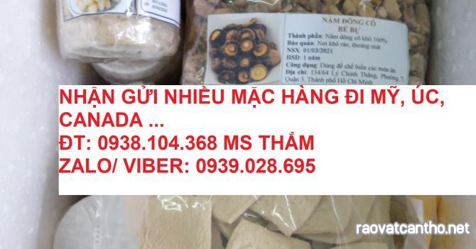 Gửi khô cá, thực phẩm chay đi Mỹ, Nhật