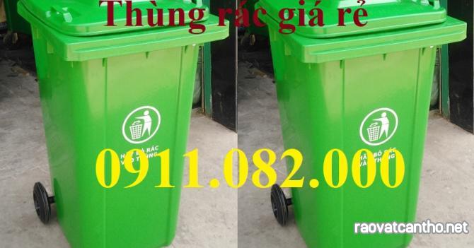 Hạ giá cuối năm thùng rác giá rẻ- thùng rác 120l, 240l, 660l giá sỉ toàn quốc- lh 0911082000