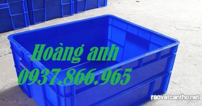 khay B8 có nắp đậy, khay cơ khí trong nhà xưởng, khay nhựa nguyên sinh, khay đựng rau củ