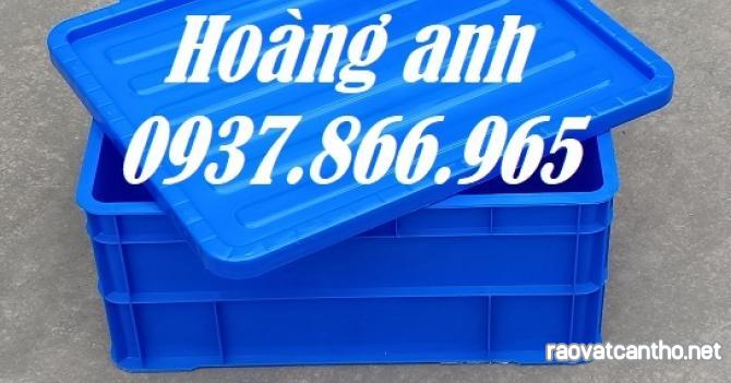 khay B8 có nắp đậy, khay cơ khí trong nhà xưởng, khay nhựa nguyên sinh, khay đựng rau củ