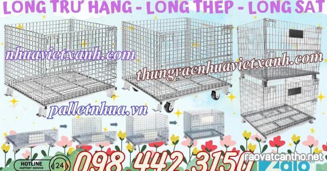 Lồng thép trữ hàng - lồng sắt trữ hàng - pallet lưới