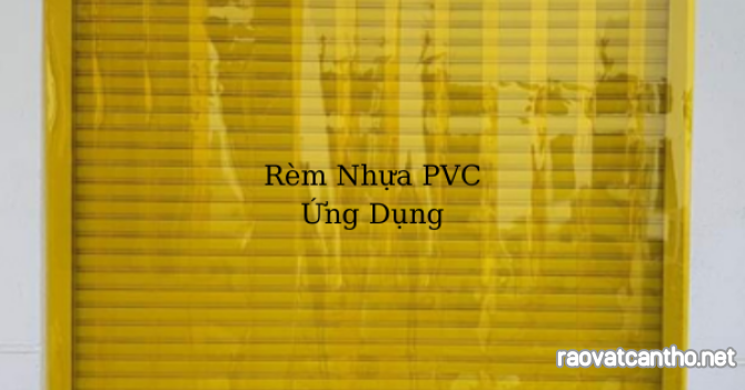 Màng nhựa PVC - Rèm Màu Vàng Dày 1mm