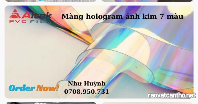 màng nhựa pvc dẻo 7 màu hcm