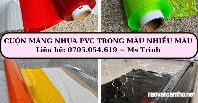 Màng nhựa pvc trong dẻo trong màu giá sỉ mua bán nhanh