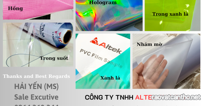 Màng Nhựa PVC Trong suốt (Màng gia áp)