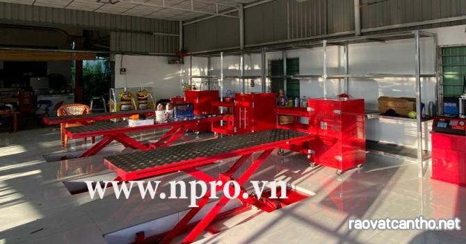 Mẫu bàn nâng sửa chữa xe máy, thiệt bị sửa chữa