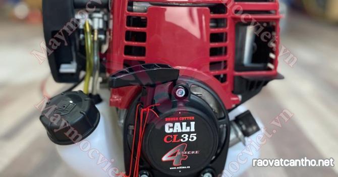 Máy cắt cỏ vai chạy xăng 4 thì Cali CL35 đỏ giá rẻ
