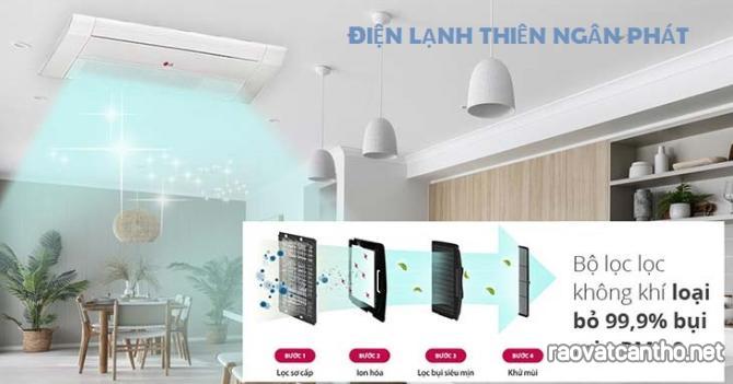 Máy Lạnh Âm Trần LG ZTNQ12GULA0 - Inverter- Gas R32 -1 hướng thổi