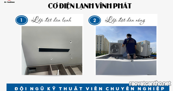 Máy lạnh giấu trần nối ống gió và lý do nên lắp