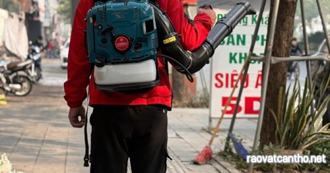 Máy thổi lá , thổi bụi công trình chạy xăng 4 thì Kawasaki TK85