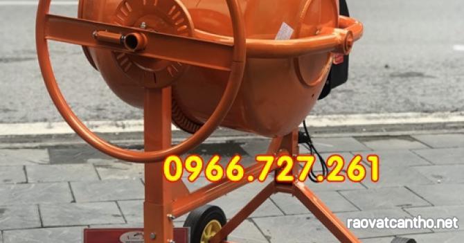 Máy trộn bê tông mini, trộn thức ăn chăn nuôi chạy điện