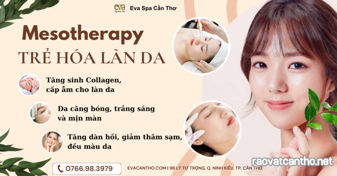 Mesotherapy (Tiêm Meso) Công nghệ Trẻ hóa da tại Eva Spa Cần Thơ