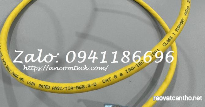 Phân phối Dây Cáp CAT8 SFTP Dạng Xoắn 23AWG tốc độ 40G 2000MHz Hỗ Trợ PoE chính hãng Ancomteck