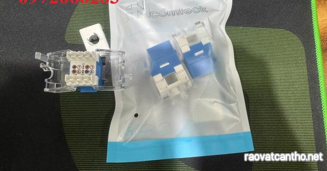 Nhân đấu nối RJ45 âm tường CAT6 UTP hiệu Ancomteck, mã ACT-JK28-C6-US