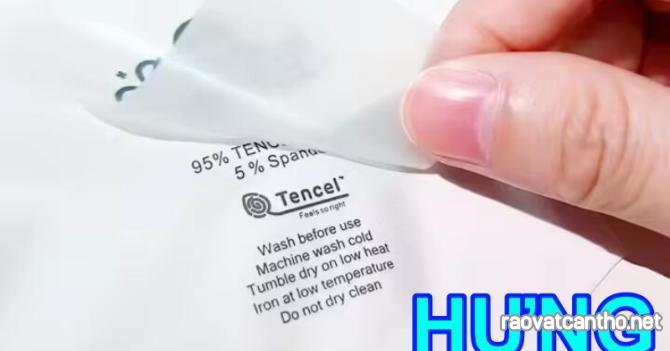 Nhãn ép nhiệt: Giải pháp hoàn hảo cho ngành may mặc hiện đại