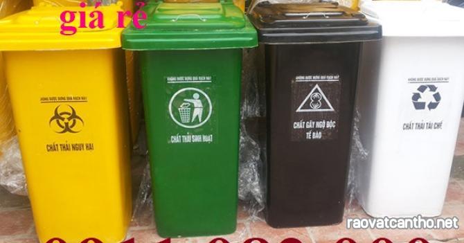 Nơi bán thùng rác giá rẻ ưu đãi khuyến mãi- thùng rác 120 lít 240 lít 660 lít- lh 0911082000