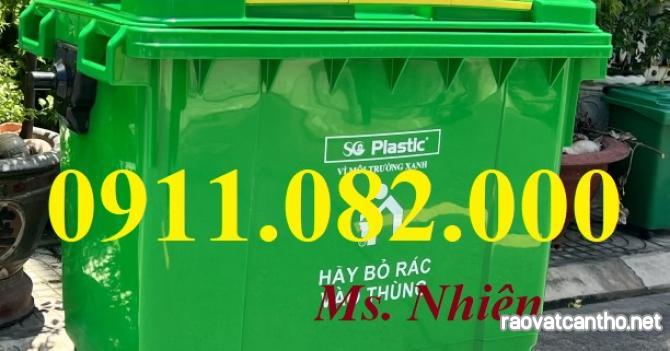 Nơi bán thùng rác giá rẻ ưu đãi khuyến mãi- thùng rác 120 lít 240 lít 660 lít- lh 0911082000