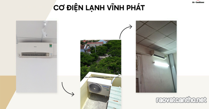 Nơi chuyên phân phối thi công Máy lạnh treo tường PANASONIC cho nhà phố