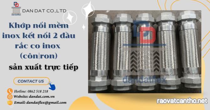 Nối mềm inox, Dây dầu thủy lực, Khớp nối mềm inox nối ren, Ống nối mềm inox