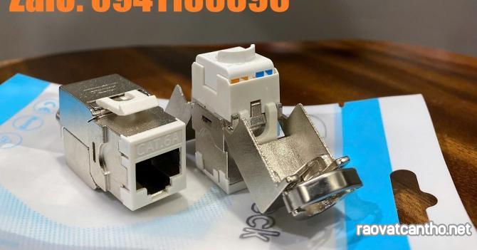 Ổ cắm RJ45 đa năng CAT6A FTP Shielded có chống nhiễu (100/1000) Ancomteck , mã ACT-S6A-001