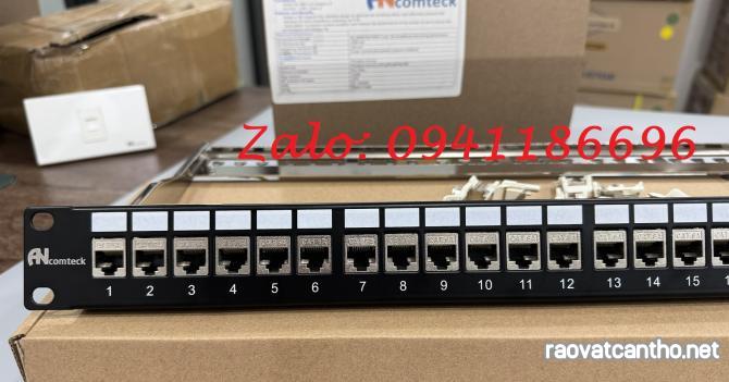 Ổ cắm RJ45 đa năng CAT6A FTP Shielded có chống nhiễu (100/1000) Ancomteck , mã ACT-S6A-T001