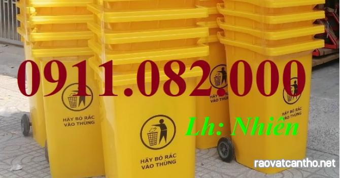 Ở đâu thùng rác bán giá rẻ cạnh tranh- thùng rác 120l 240l 660l giá rẻ- lh 0911082000