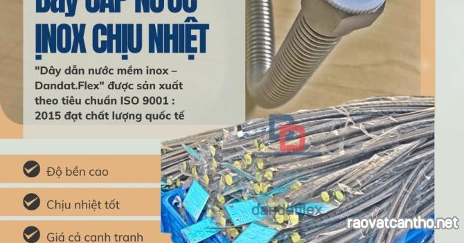 Ống cấp nước mềm inox, dây dẫn nước bình nóng lạnh, ống inox dẫn nước nóng lạnh, dây dẫn nước inox