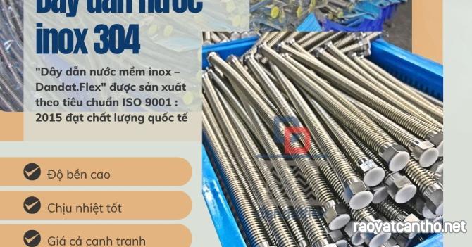 Ống cấp nước mềm inox, dây dẫn nước bình nóng lạnh, ống inox dẫn nước nóng lạnh, dây dẫn nước inox