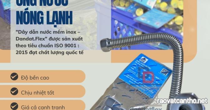 Ống cấp nước mềm inox, dây dẫn nước bình nóng lạnh, ống inox dẫn nước nóng lạnh, dây dẫn nước inox