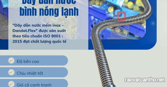 Ống cấp nước mềm inox, dây dẫn nước bình nóng lạnh, ống inox dẫn nước nóng lạnh, dây dẫn nước inox