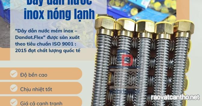 Ống cấp nước mềm inox, dây dẫn nước bình nóng lạnh, ống inox dẫn nước nóng lạnh, dây dẫn nước inox