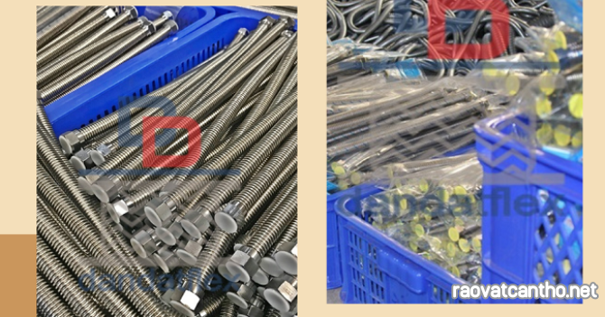 Ống dẫn nước inox nóng lạnh, dây mềm cấp nước nóng, dây dẫn nước inox nóng lạnh, daydannuoc