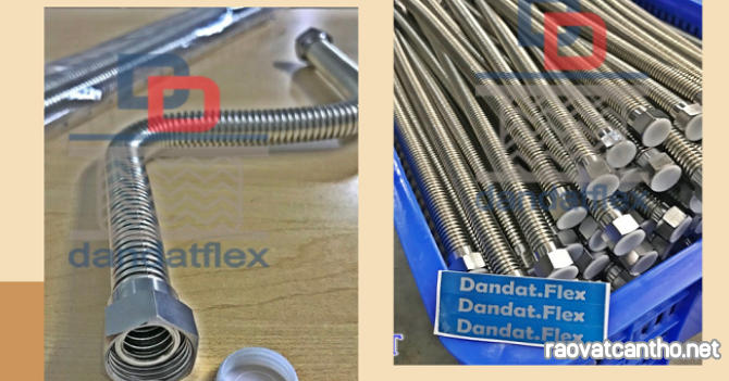 Ống dẫn nước inox nóng lạnh, dây mềm cấp nước nóng, dây dẫn nước inox nóng lạnh, daydannuoc