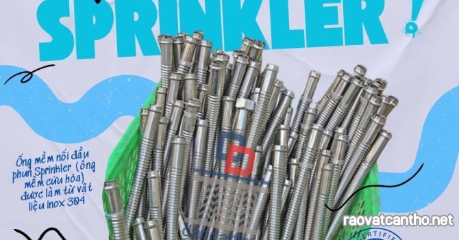 Ống mềm PCCC, ống nối đầu phun chữa cháy, dây mềm kết nối đầu phun sprinkler, ống nối mềm cứu hỏa