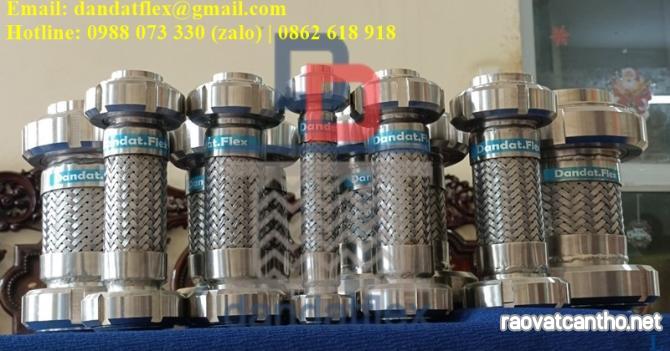 Ống nối mềm inox chịu nhiệt, Ống nối mềm kim loại, Khớp nối mềm inox 304 các loại