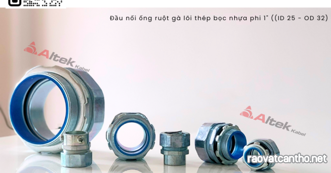 Ống ruột gà lõi thép bọc nhựa 1” (ID 25 - OD 32)