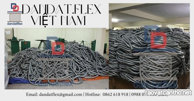 Ống ruột gà lõi thép luồn dây cáp điện, ống luồn dây điện bọc nhựa pvc, ruột gà chống cháy