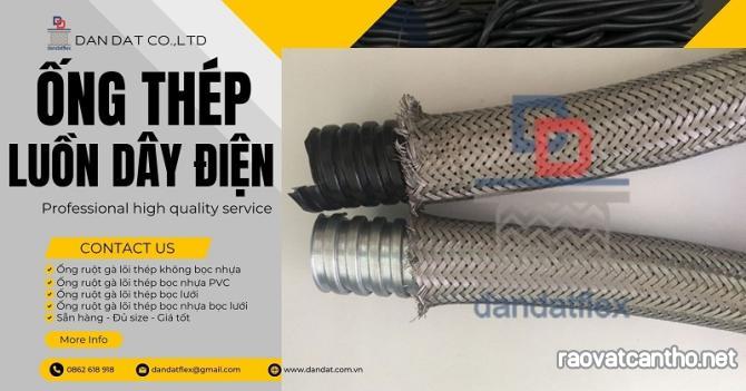 Ống ruột gà lõi thép luồn dây cáp điện, Ống thép mềm luồn dây điện bọc nhựa pvc