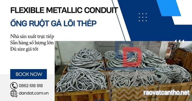 Ống ruột gà lõi thép luồn dây điện, Ống ruột gà lõi thép bọc inox 304, Đầu nối kín nước