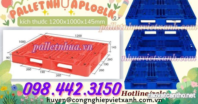 Pallet nhựa 1200x1000x145mm PL08LK giá sốc call/zalo 0984423150 Huyền