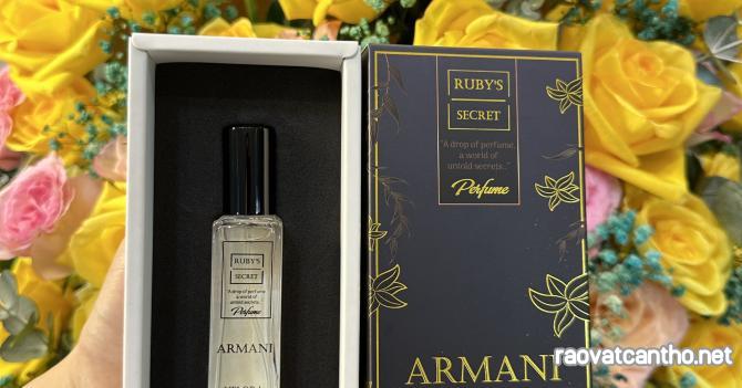 Quà tặng cho phái nam Nước hoa body mist Rubys Secret Velora Armani— hàng Việt Nam chính hãng SALE