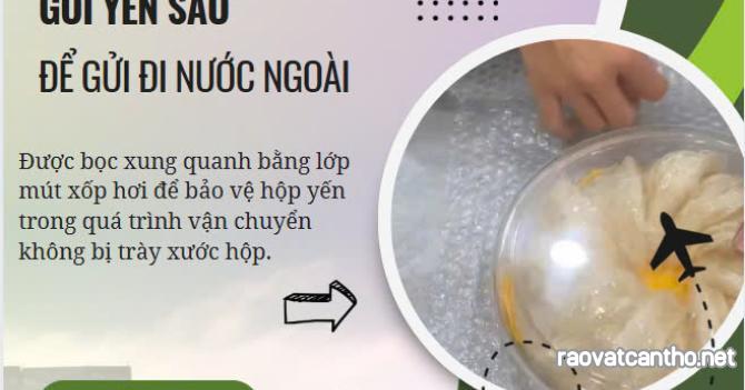 QUY TRÌNH ĐÓNG GÓI YẾN SÀO GỬI ĐI MỸ – AN TOÀN – KHÔNG BỂ VỠ