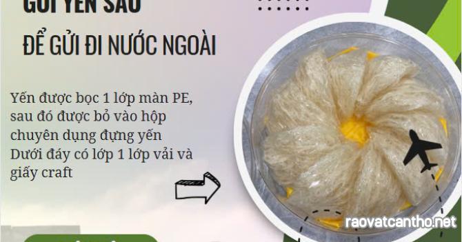 QUY TRÌNH ĐÓNG GÓI YẾN SÀO GỬI ĐI MỸ – AN TOÀN – KHÔNG BỂ VỠ